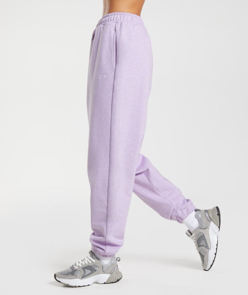 Women's Gymshark Rest Day Sweats Jogger Light Purple | CA N1876A